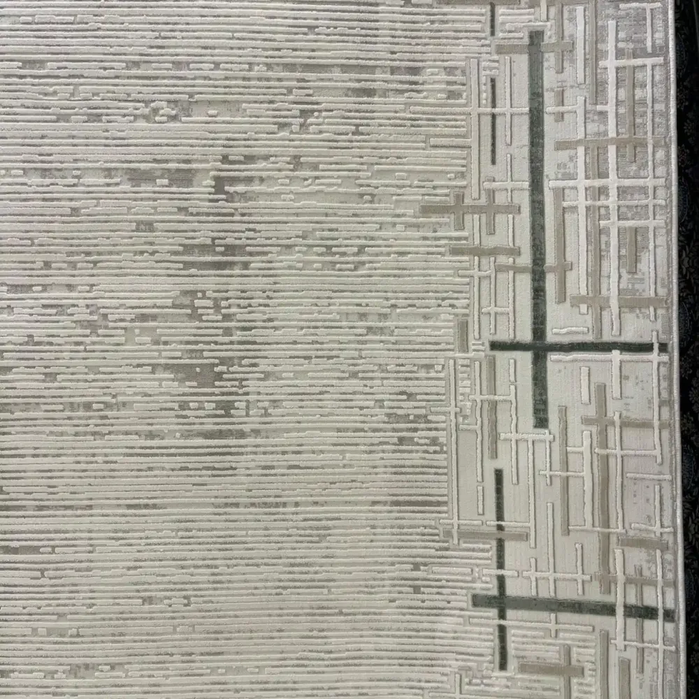 سجاد تركي فوج 36232A كريم اخضر مقاس 50*80 سجاد تركي فوج 36232A كريم اخضر مقاس 50*80 - سجاد مودرن