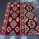 Sadu Al Aziziyah carpet red 7092 heritage Abu Teir