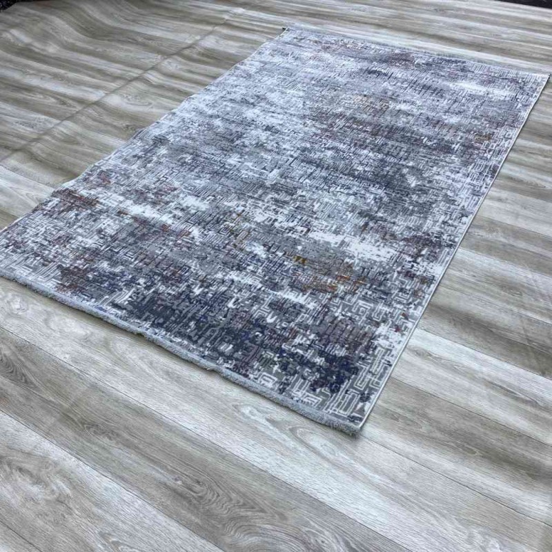 سجاد ميلينيوم بلغاري 9609 ابيض رصاصي غامق 100*200