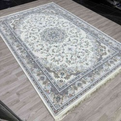 سجاد ايراني عجمي لون كريم مقاس 250*350