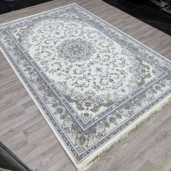سجاد ايراني عجمي لون كريم مقاس 250*350