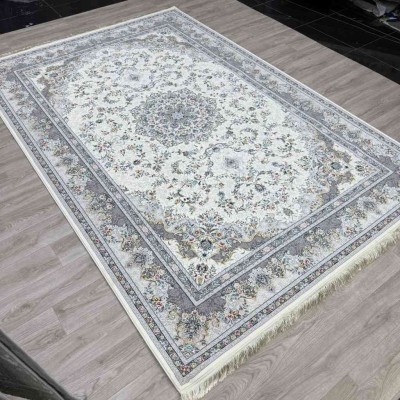 سجاد ايراني عجمي لون كريم مقاس 300*400