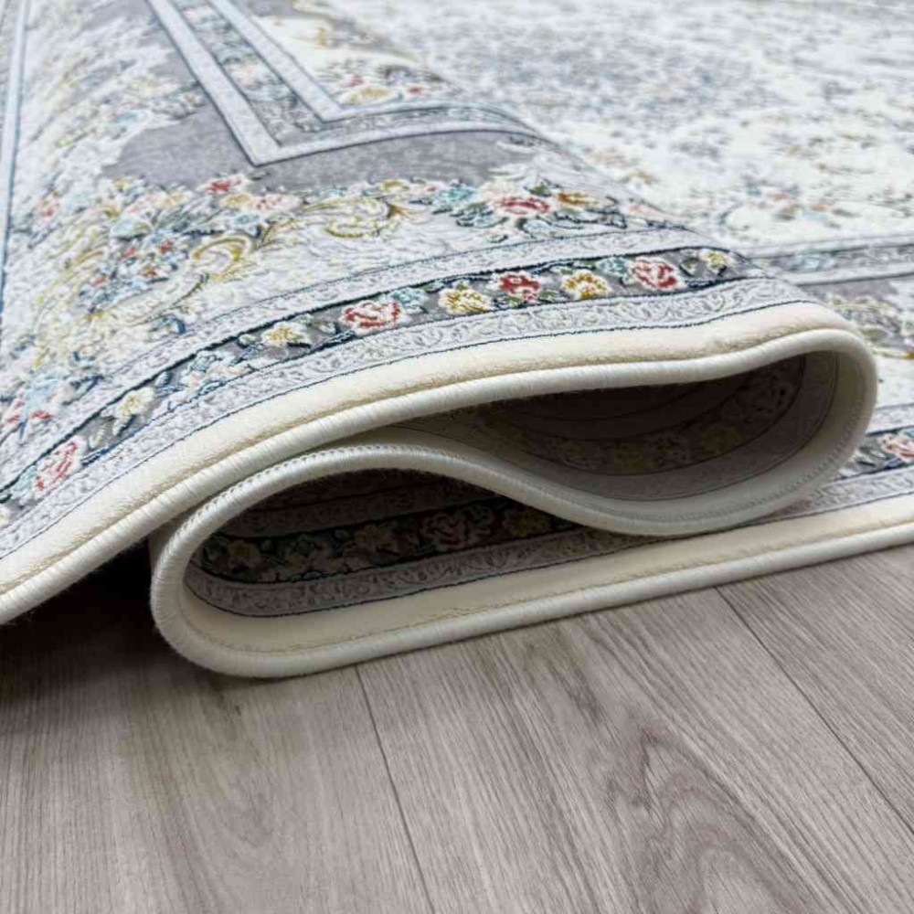 سجاد ايراني عجمي لون كريم مقاس 250*350