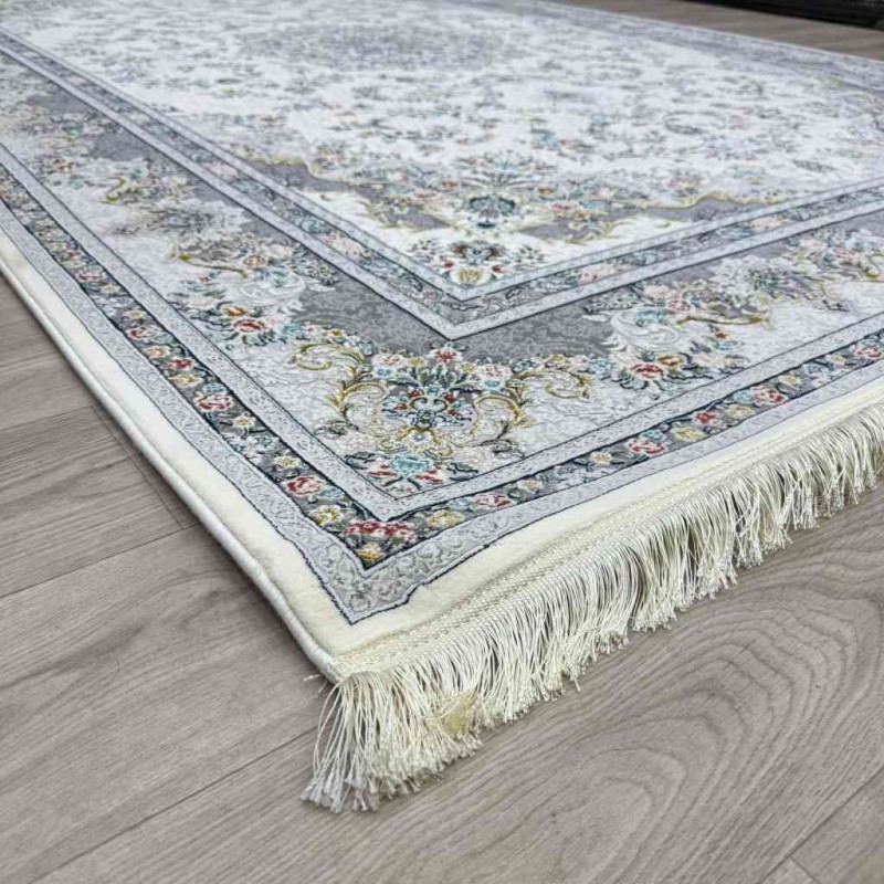 سجاد ايراني عجمي لون كريم مقاس 300*400