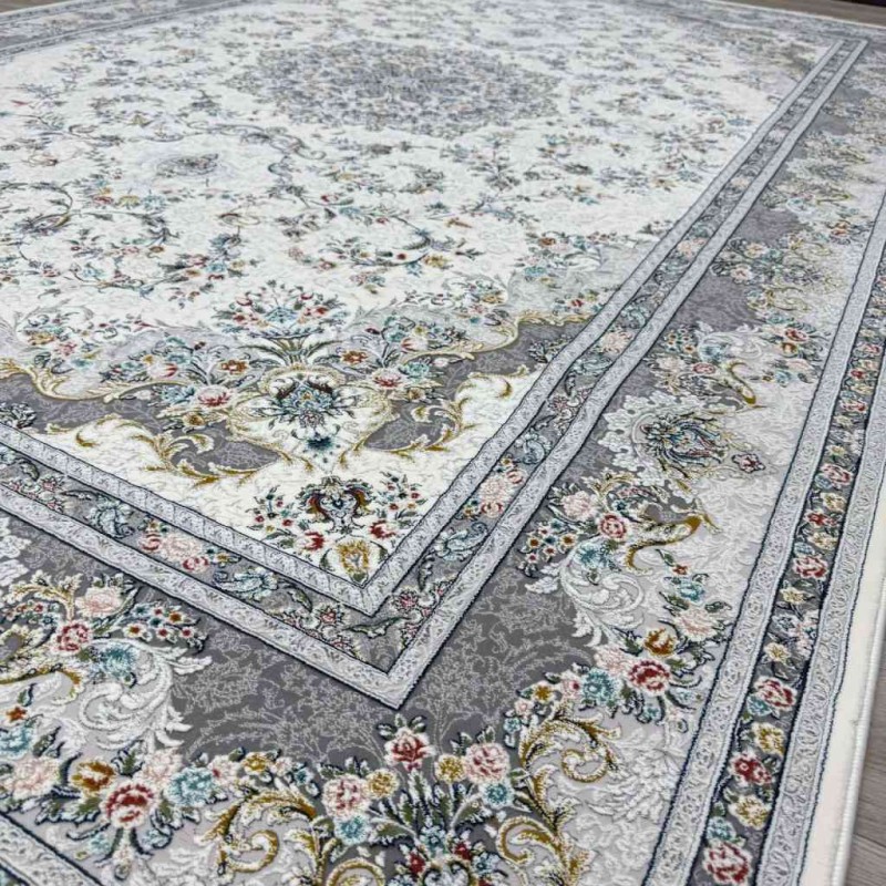 سجاد ايراني عجمي لون كريم مقاس 300*400