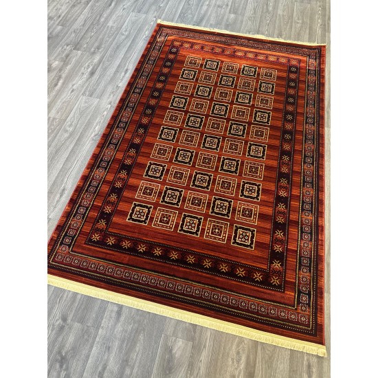 Turkish Bukhara carpet p0822 red size 200*300