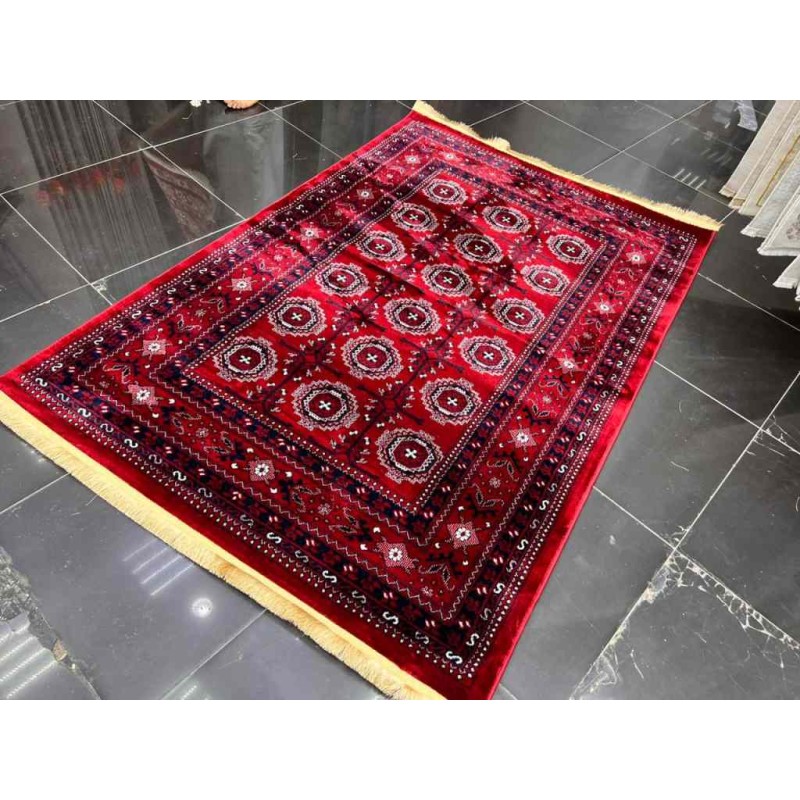 سجاد بخارى تركي 0609 احمر مقاس 150*220