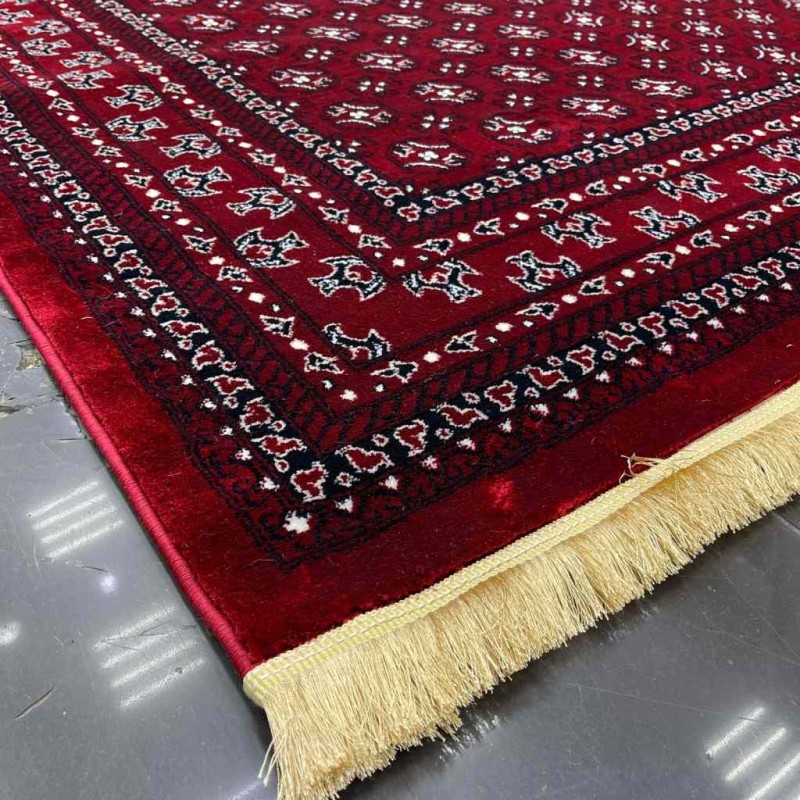 سجاد بخارى تركي 749 احمر مقاس 150*220
