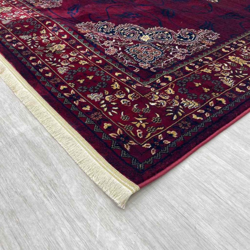 سجاد بخارى تركي p0916 احمر مقاس 100*200