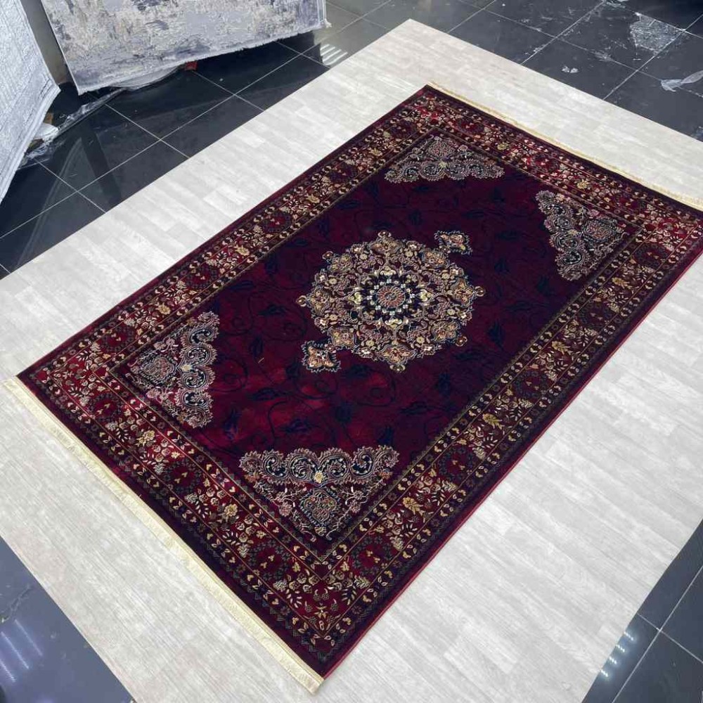 سجاد بخارى تركي p0916 احمر مقاس 100*200