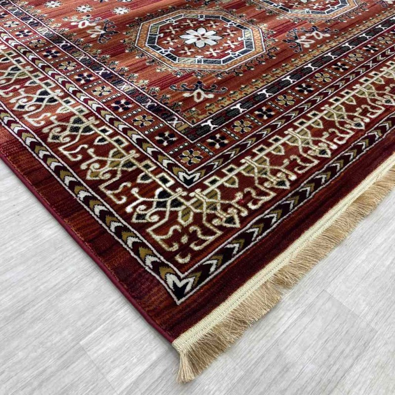 سجاد بخارى تركي p1137 احمر مقاس 200*300