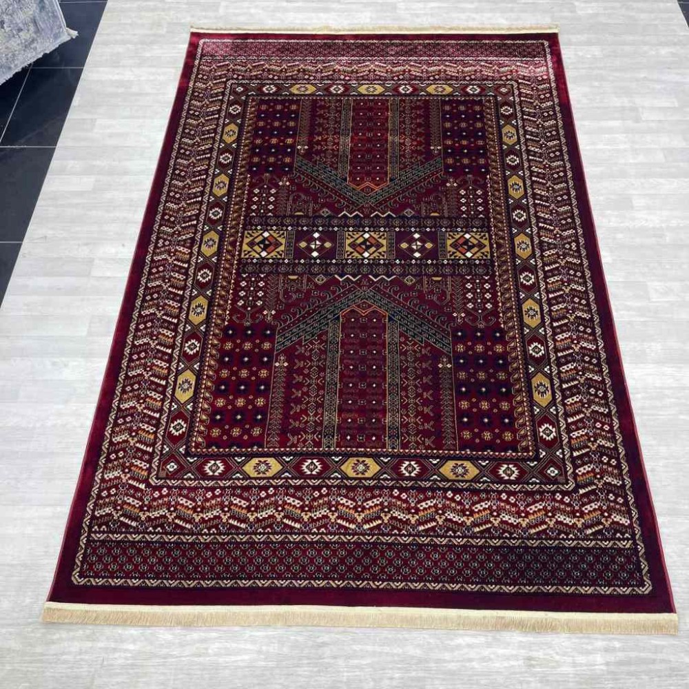 سجاد بخارى تركي P1138 احمر مقاس 100*300