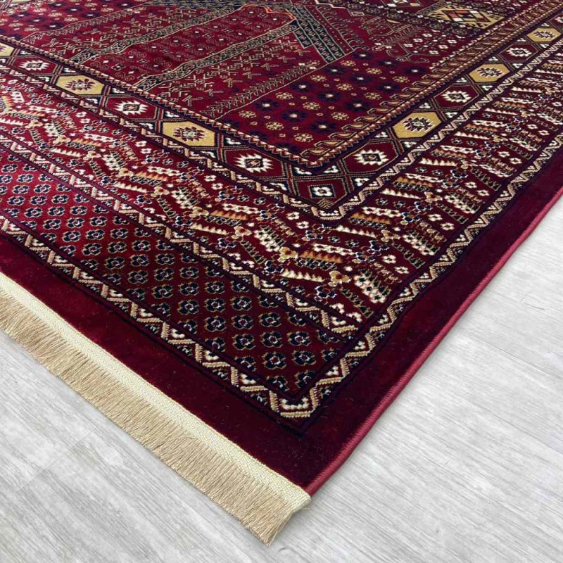 سجاد بخارى تركي P1138 احمر مقاس 100*300