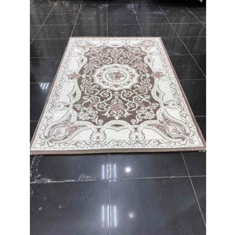 سجاد تركي دايمنت كشمير S021A بيج غامق