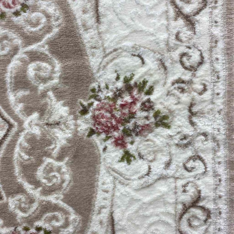 سجاد تركي دايمنت كشمير S021A بيج فاتح