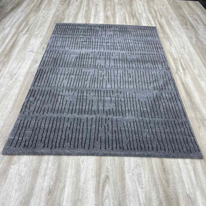 سجاد ايليت تركي 13771 رصاصي غامق مقاس 150*220