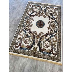 سجاد تركي كشمير نقش ايراني كريم مقاس 400*500