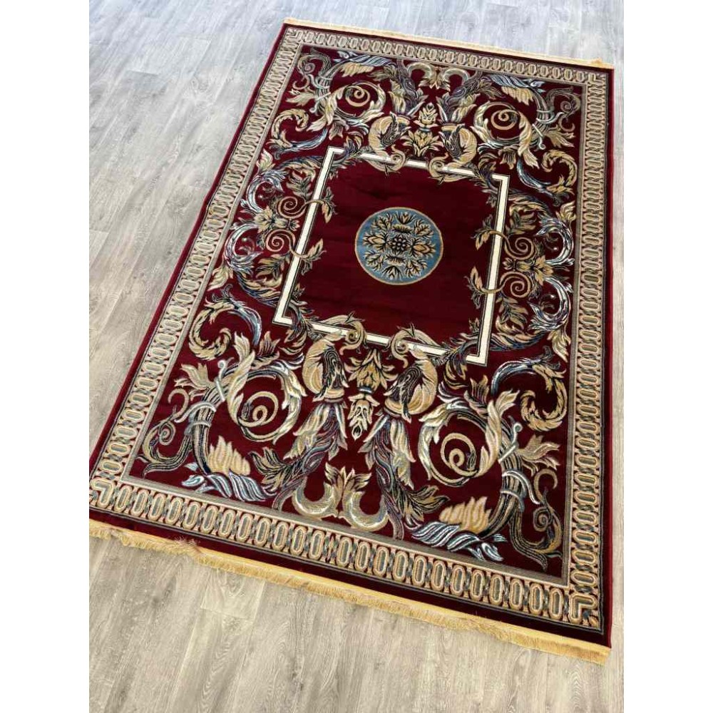 سجاد تركي كشمير نقش ايراني احمرمقاس 150*220