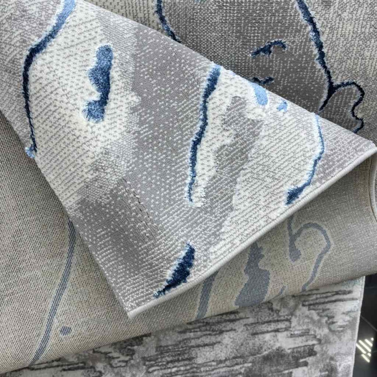 سجاد ميرا M51A جورجي كريم ازرق مقاس 300*400