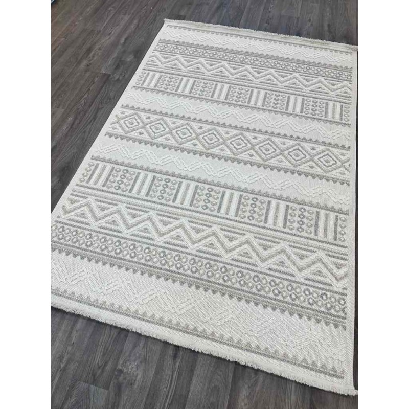 سجاد خيش تركي 10429 لون رصاصي مقاس 300*400