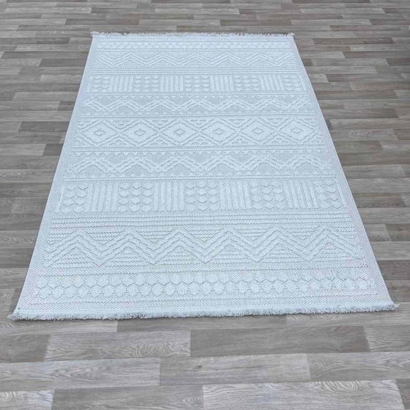 سجاد خيش تركي 10439B لون رصاصي مقاس 120*300