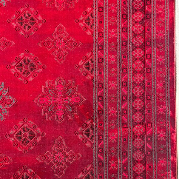 سجاد تركي بخارى هرات افغاني P1456 احمر غامق مقاس 80*150