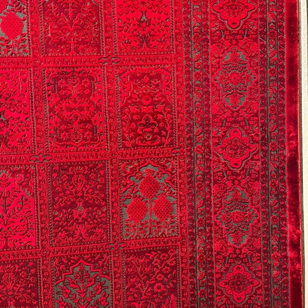 سجاد تركي بخارى هرات افغاني P1454 احمر غامق مقاس 150*220