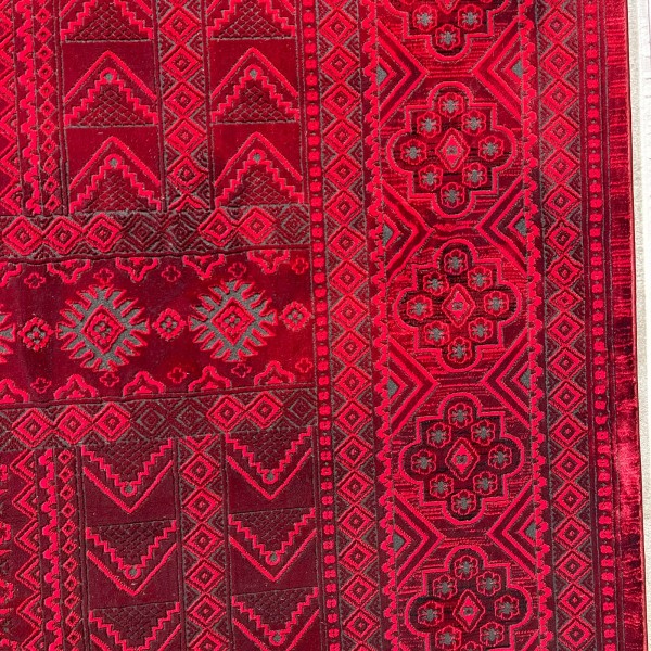 سجاد تركي بخارى هرات افغاني P1447 احمر غامق مقاس 80*150