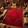 سجاد تركي بخارى هرات افغاني P1471 احمر غامق مقاس 100*300