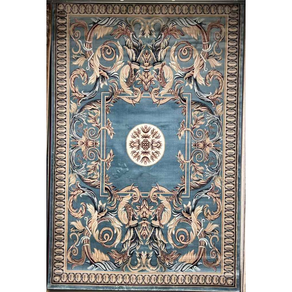 سجاد تركي ماجيستا p1594 سماوي مقاس 80*150