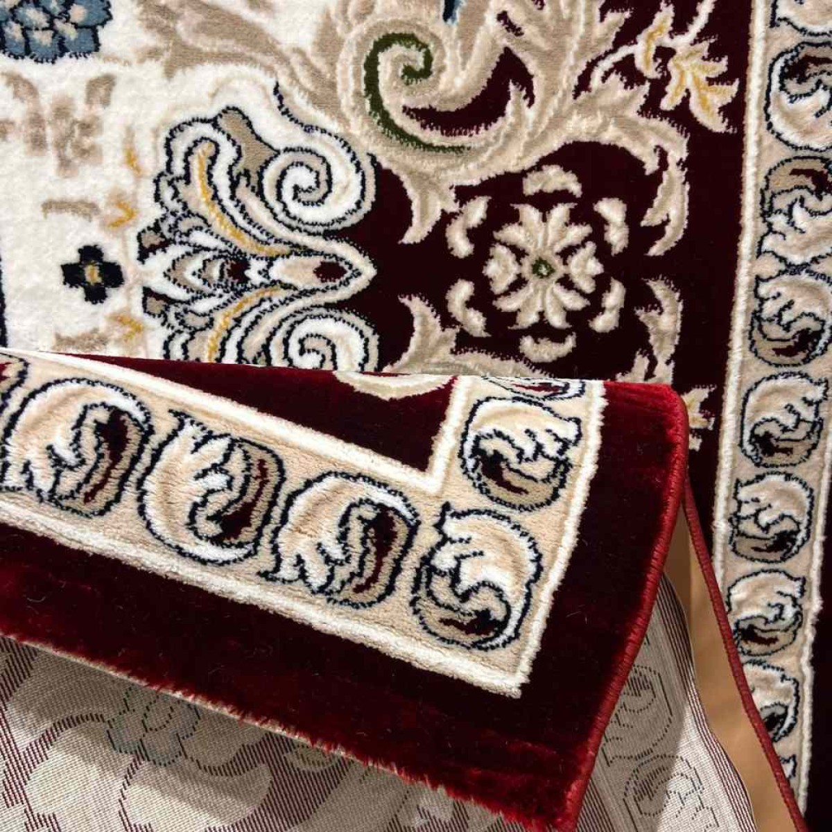 سجاد تركي ماجيستا p1445 احمر مقاس 100*300