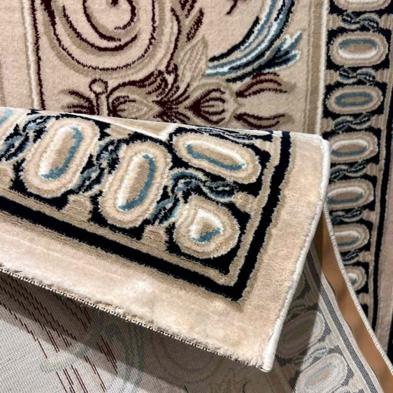 سجاد تركي ماجيستا p1594 بيج فاتح مقاس 80*150