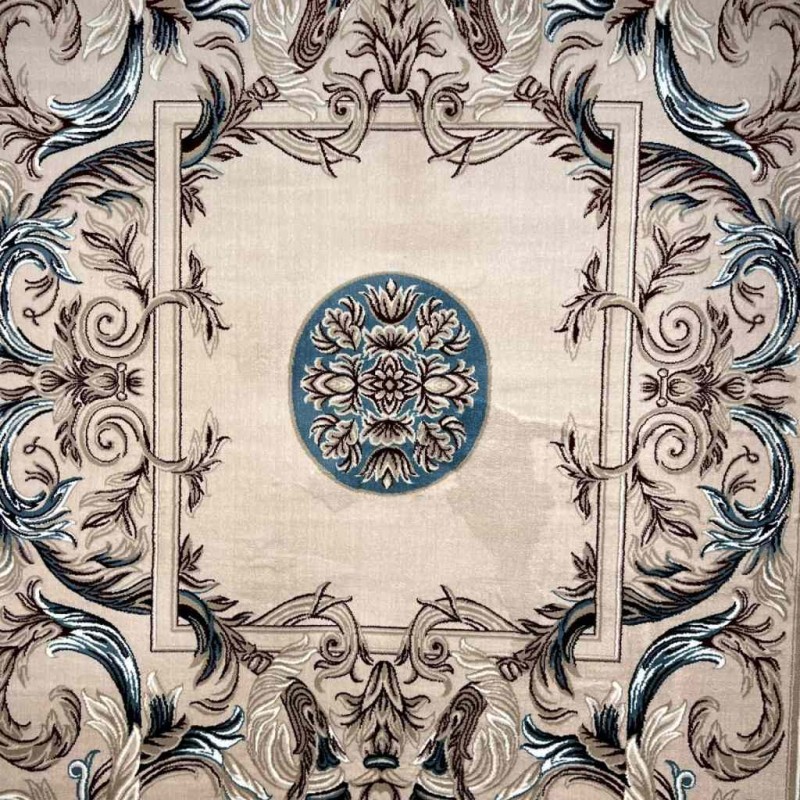 سجاد تركي ماجيستا p1594 بيج فاتح مقاس 80*150