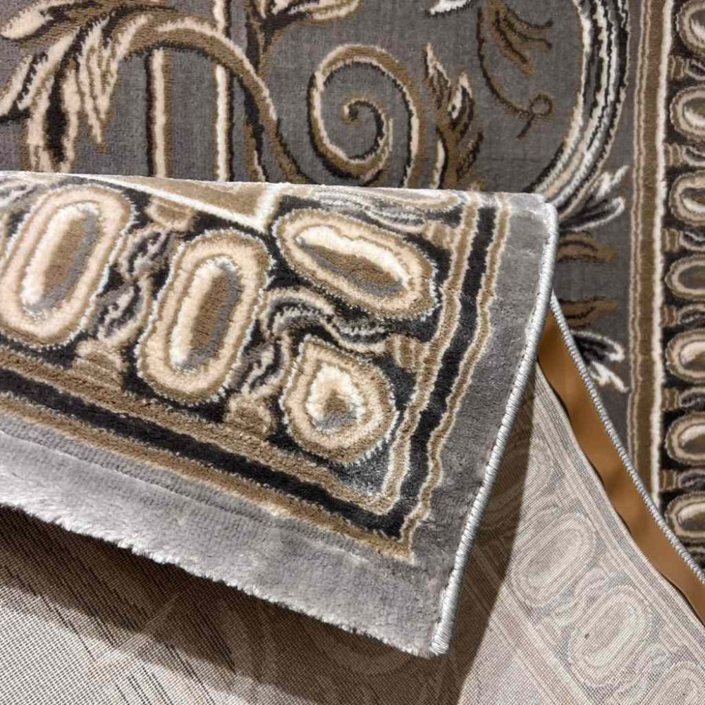 سجاد تركي ماجيستا p1594 رصاصي فاتح مقاس 400*500