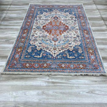 سجاد جورجي سامبا حرير 0199A بون ازرق 300*400
