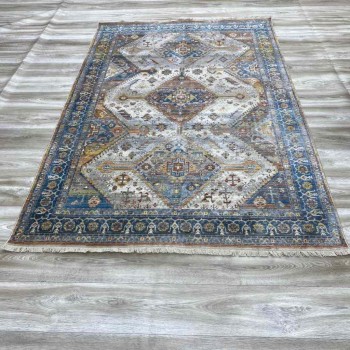 سجاد جورجي سامبا حرير 0658A سماوي 150*230