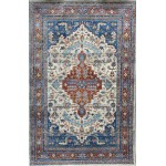 سجاد جورجي سامبا حرير 0199A بون ازرق 300*400