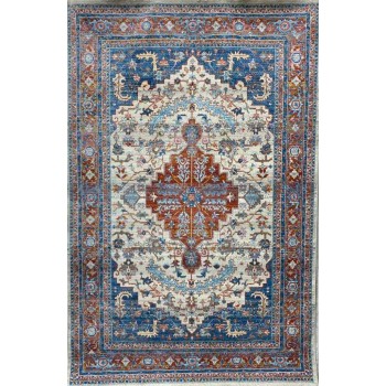 سجاد جورجي سامبا حرير 0199A بون ازرق 300*400