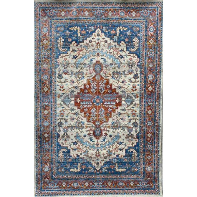 سجاد جورجي سامبا حرير 0199A بون ازرق 300*400