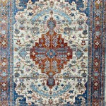 سجاد جورجي سامبا حرير 0199A بون ازرق 300*400
