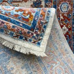 سجاد جورجي سامبا حرير 0199A بون ازرق 300*400
