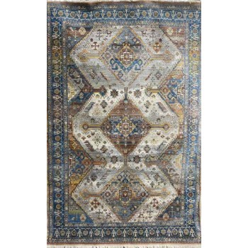سجاد جورجي سامبا حرير 0658A سماوي 150*230