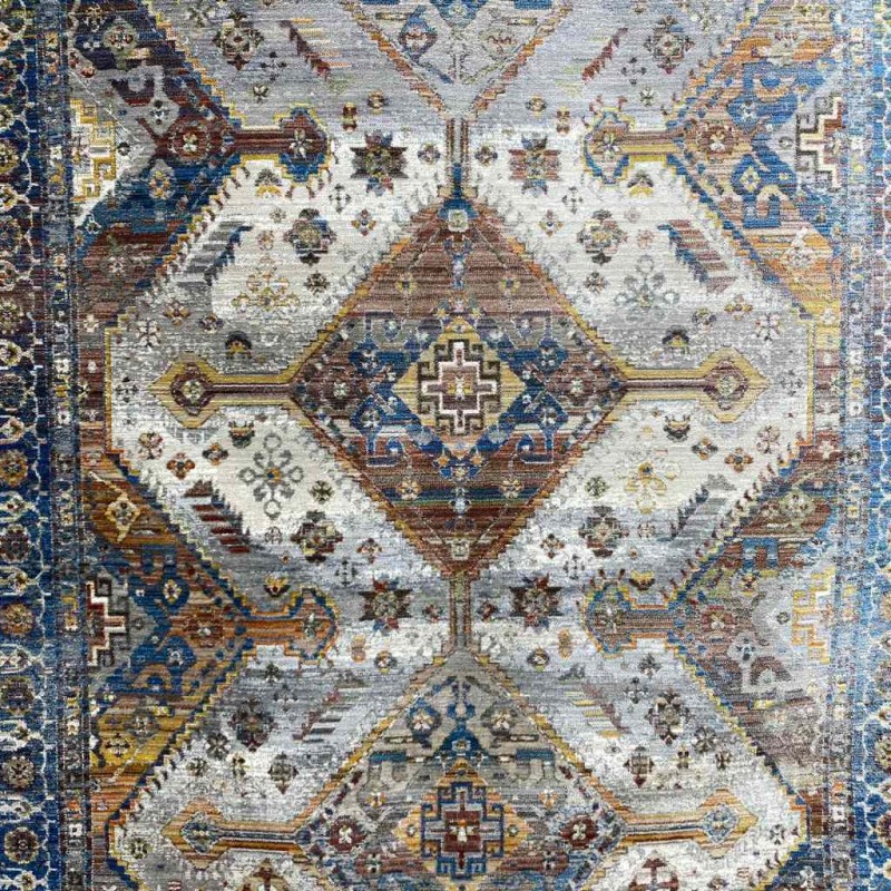 سجاد جورجي سامبا حرير 0658A سماوي 150*230