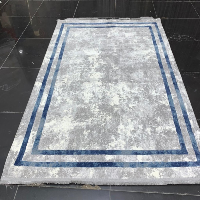 سجاد تركي نيو سوفت 52 رصاصي فاتح مع كحلي