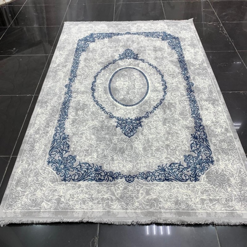 سجاد تركي نيو سوفت 67 رصاصي فاتح مع كحلي