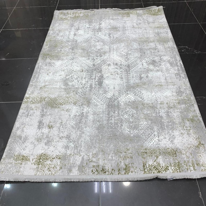سجاد تركي نيو سوفت 75 رصاصي فاتح مع اخضر