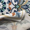 سجاد تركي اوركيد نقش كوري HR36A كريم كحلي مقاس 300*400