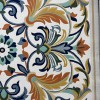 سجاد تركي اوركيد نقش كوري HR36A كريم كحلي مقاس 300*400