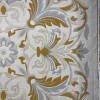 سجاد تركي اوركيد نقش كوري HR36A كريم ذهبي مقاس 80*150
