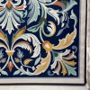 سجاد تركي اوركيد نقش كوري HR36A كحلي كريم مقاس 300*400